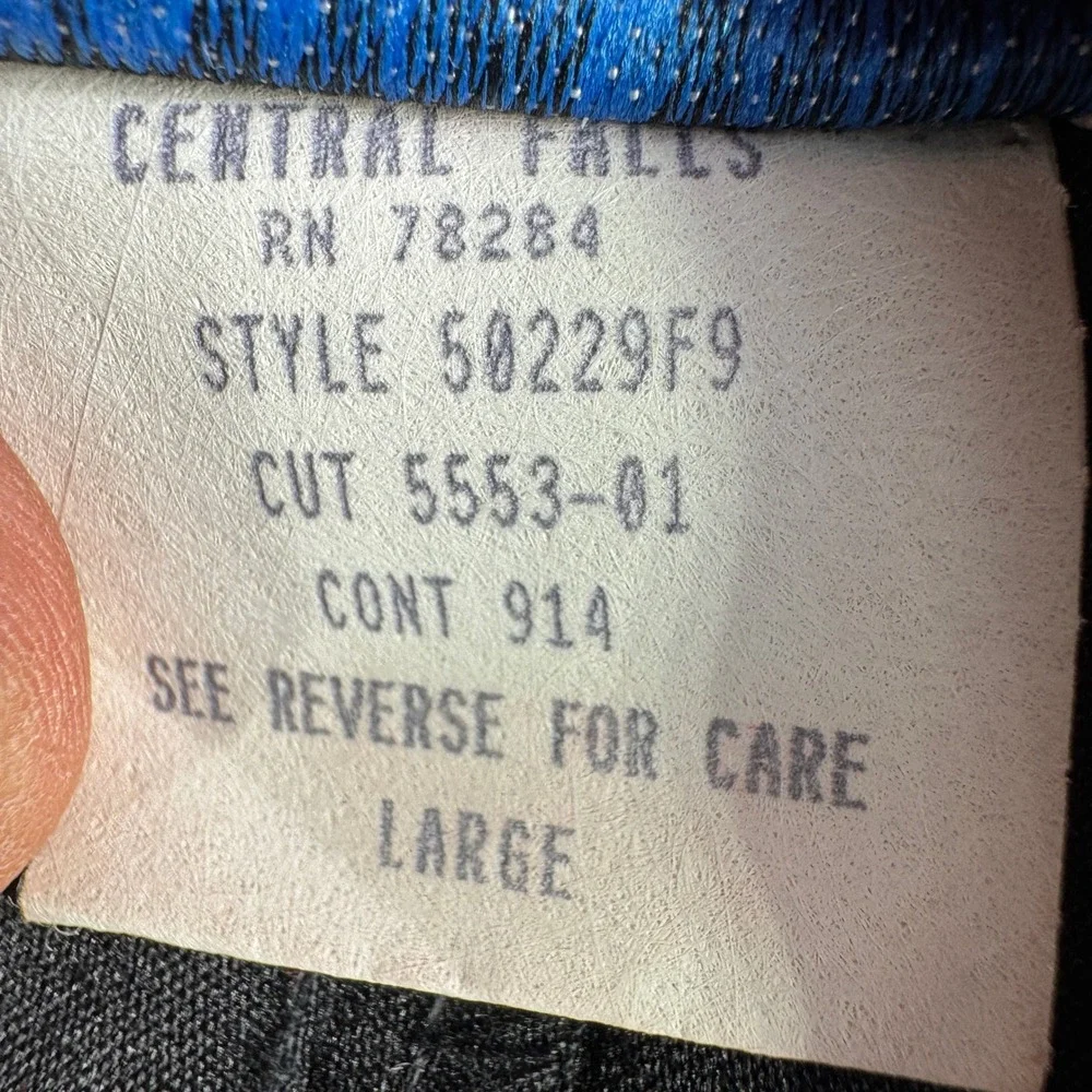 Vintage Central Falls Vest Blazer Women L USA Stretch‎ Poly Black Zip Front
